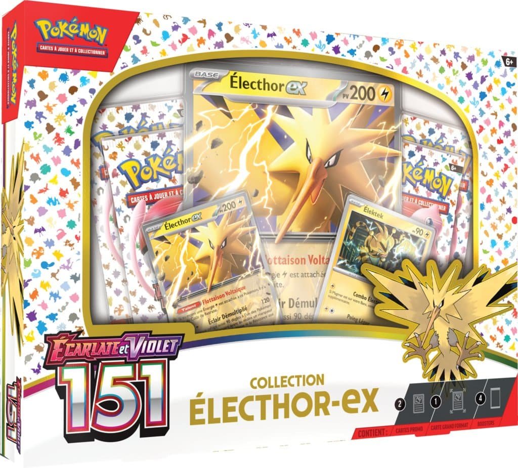 🃏 #PokémonTCG : Le coffret Electhor-Ex #Pokémon151 est de nouveau disponible chez Maison de la Presse à 25,99€ !

➡ bit.ly/3Q1UTQf

#Pokémon #CartesPokémon