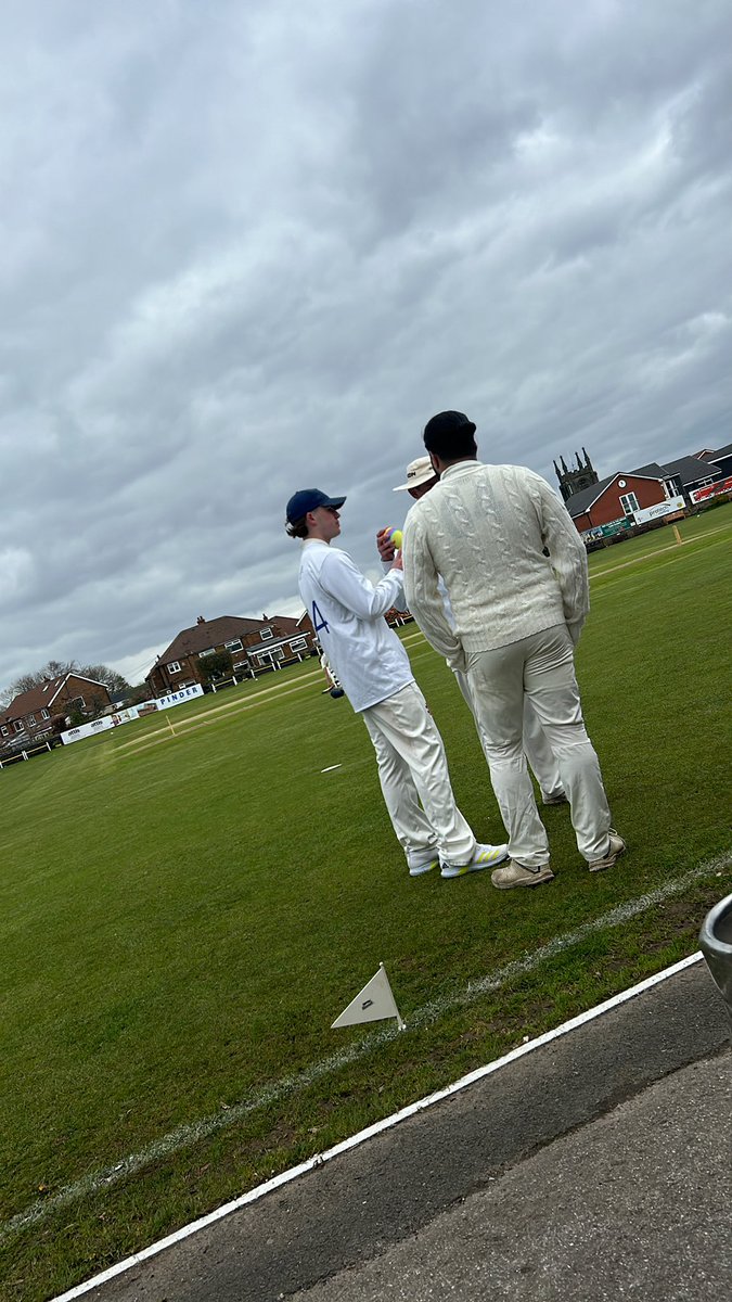 Drinks for the lads strong start 69 off 20 for 4 HUCC HUCC