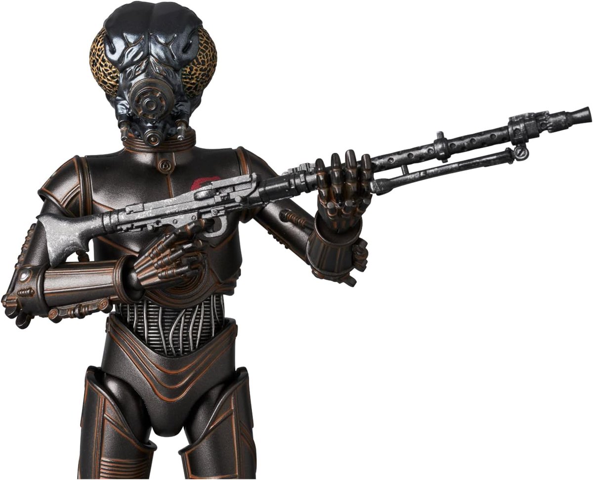 Star Wars: The Empire Strikes Back – MAFEX 4-LOM Figure toyark.com/2024/04/24/sta… #toyark #actionfigures