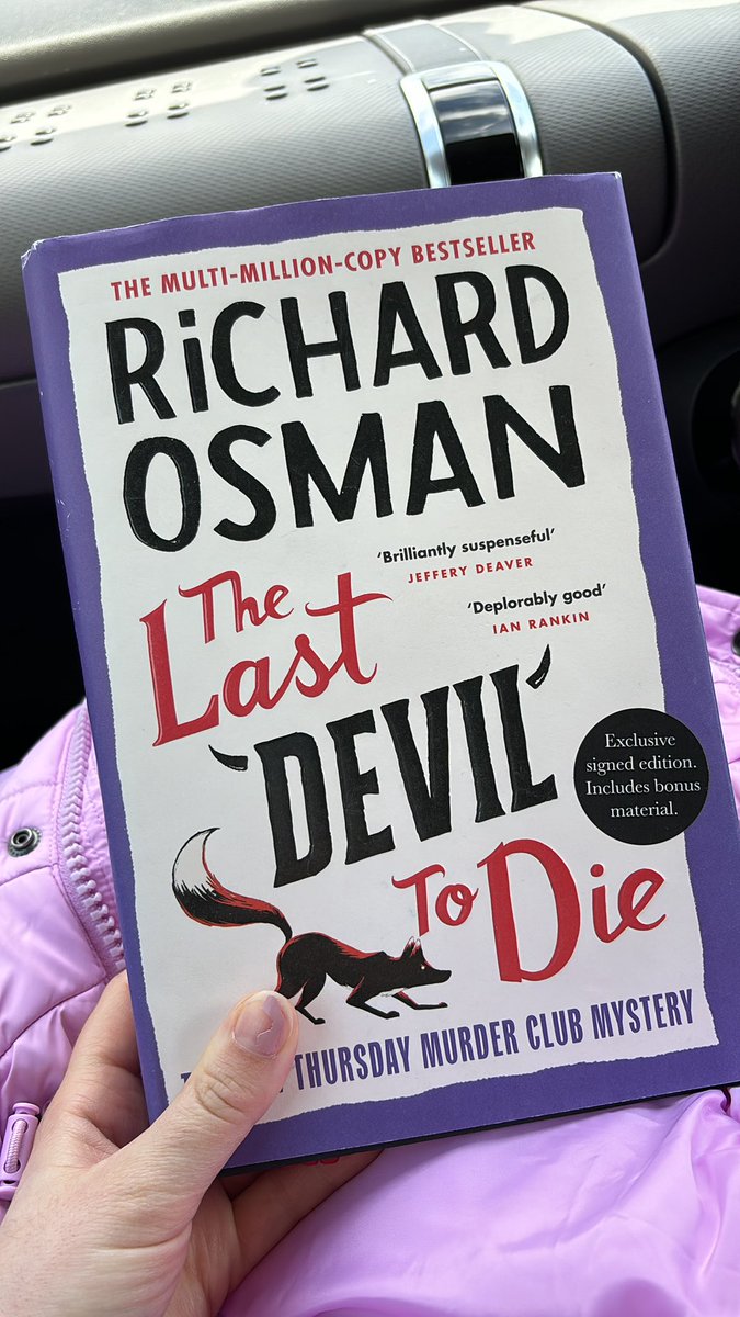 Loved this! You ever have the perfect read for the perfect time? This was exactly what I needed and is now my favourite Thursday Murder Club Mystery 🤍 ⭐️⭐️⭐️⭐️⭐️ at one point I had to stop reading as I was crying too much, very unlike me! #BookRecommendation #BookTwitter 📚