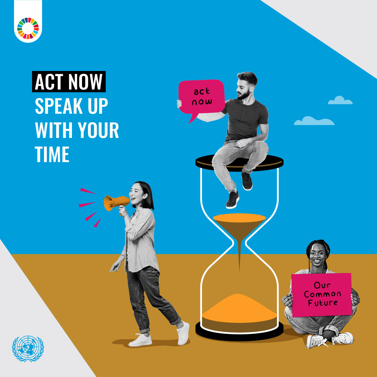 🗣️ It's time to #ActNow! Engage in beach cleanups, advocate for green spaces in your neighborhood, or prioritize sustainable fashion choices with your wallet to shape #OurCommonFuture. 🌎 🌴🌳 bit.ly/SoF24-SpeakUp #GlobalGoals