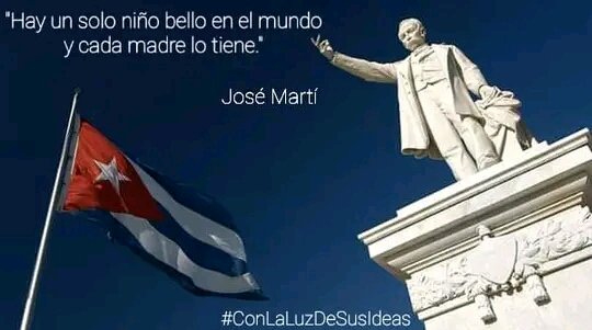 MJMdeCiego's tweet photo. #LoDijoMartí
"Hay un solo niño bello en el mundo y cada madre lo tiene."

#JuvenilMartiano 
#SúmateANosotros https://t.co/trgtPl61QR