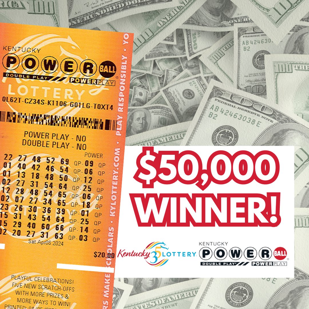 'This can't be real!' | A Harrodsburg man scored a $50,000 #Powerball win! 🥳 The player matched four of the white balls and the Powerball to win the game's third prize! 💰 Please join us in congratulating him on this #WinnerWednesday!  bit.ly/WinnersKYLotte…