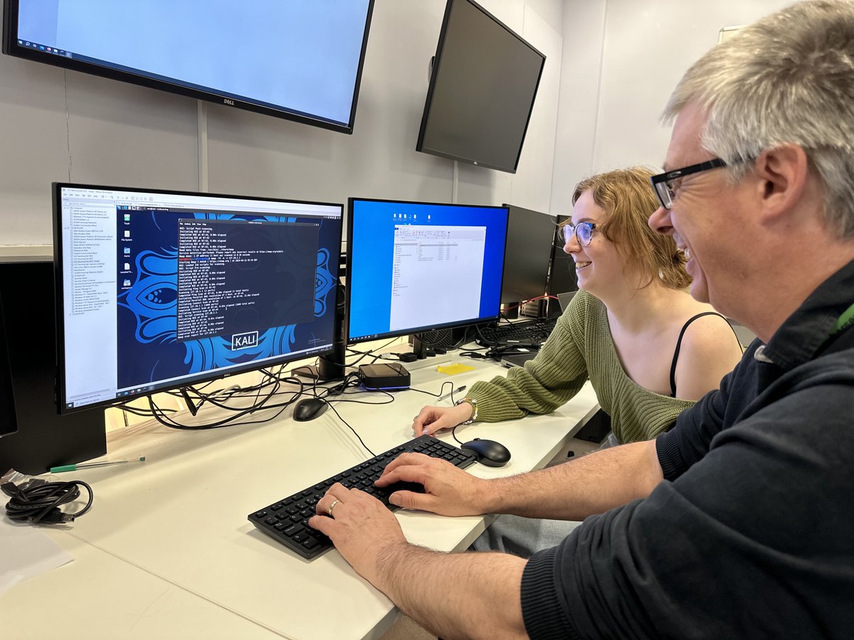 CyberSecCDT's tweet image. This week we've had testbed scanning taking place in our labs - thanks to our C5 CDT students who took part!