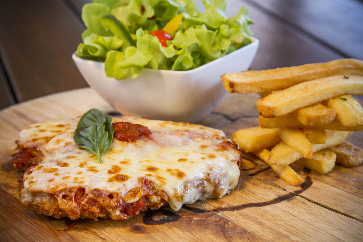 Winner, winner, chicken parma dinner! Our chicken parmas are legendary. Try one today! #KohSamui #Lamai #Chaweng #ChickenParma