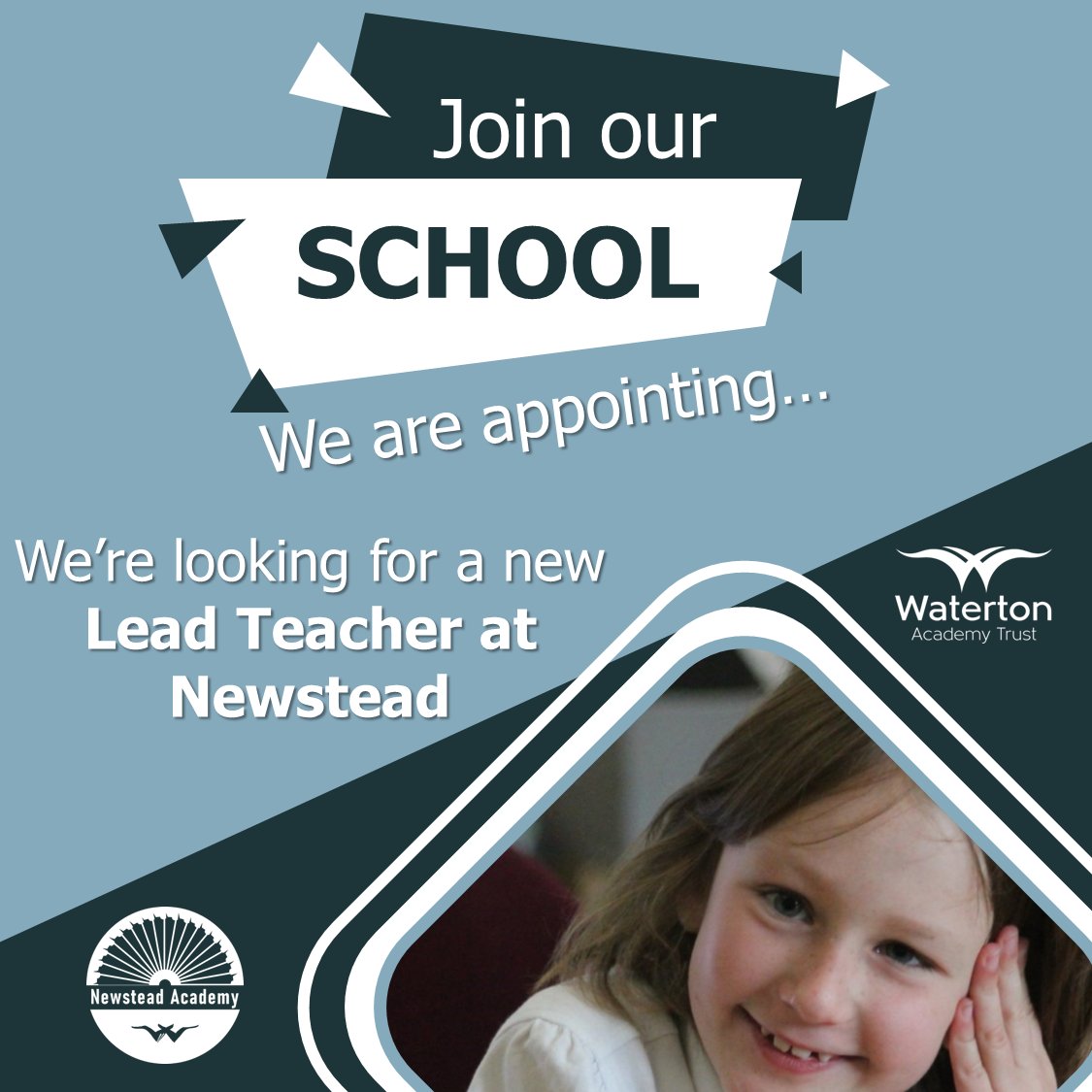 🌟Looking to join a fantastic team? 💼Role: Lead Teacher 📍 Location: Newstead Academy, Barnsley 🔗For more information regarding the role and how to apply, visit our site at watertonacademytrust.org/recruitment/ #teachingjobs #educationjobs