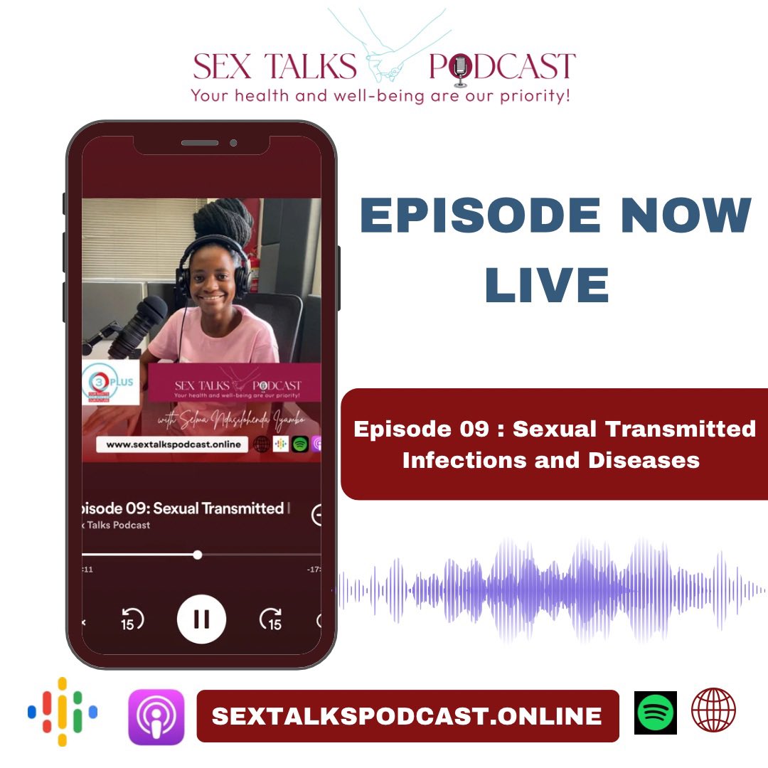 Our first episode is now live! Head to our website, Spotify, Apple Podcasts, and Google Podcasts to hear more about sexually transmitted infections and diseases with our host @iyambo_selma and our guest Helena Tangi Shigwedha from Hope Community Center.