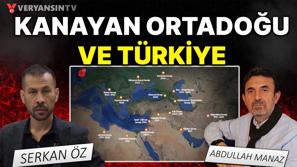 Kanayan Ortadoğu ve Türkiye | Serkan Öz - Abdullah Manaz Canlı yayın bugün saat 20.00'de.. İzlemek için tıkla: youtube.com/live/RwoY349ao…