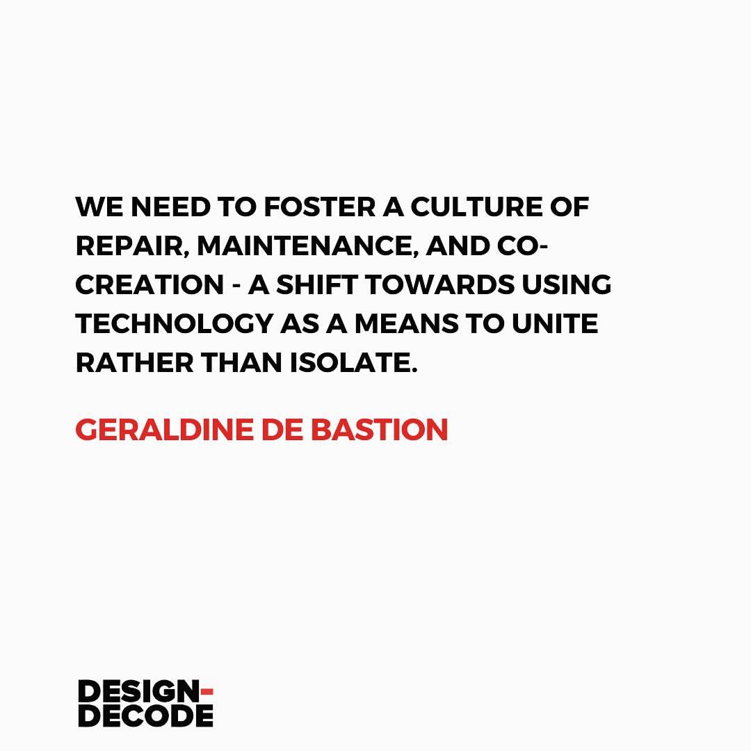 ♻️Repost

Empowering Democracy with Civic Tech: A Conversation with Our Founder

Geraldine de Bastion, exploring the impactful role of civic technology in enhancing political and social dialogue.

🔗designdecode.org/geraldine-de-b…