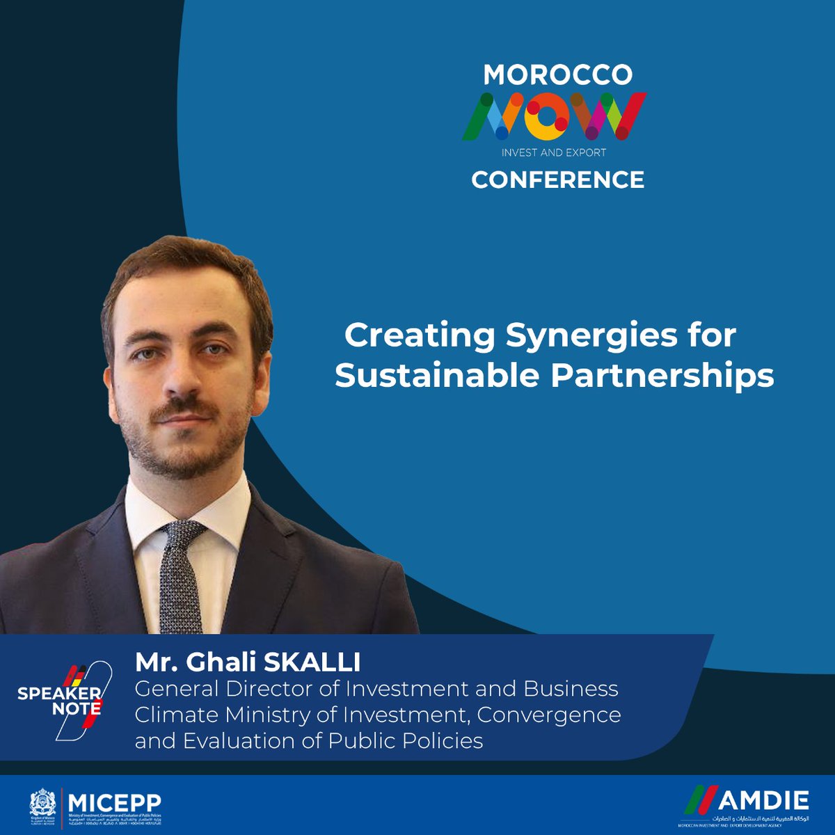 Held under the theme ' creating synergies for sustainable partnerships ', this major event brings together all the significant players and our key international partners. ​ @IHK_MUC @Mehditaz @GermanyMorocco @ghali_skalli (2/2)