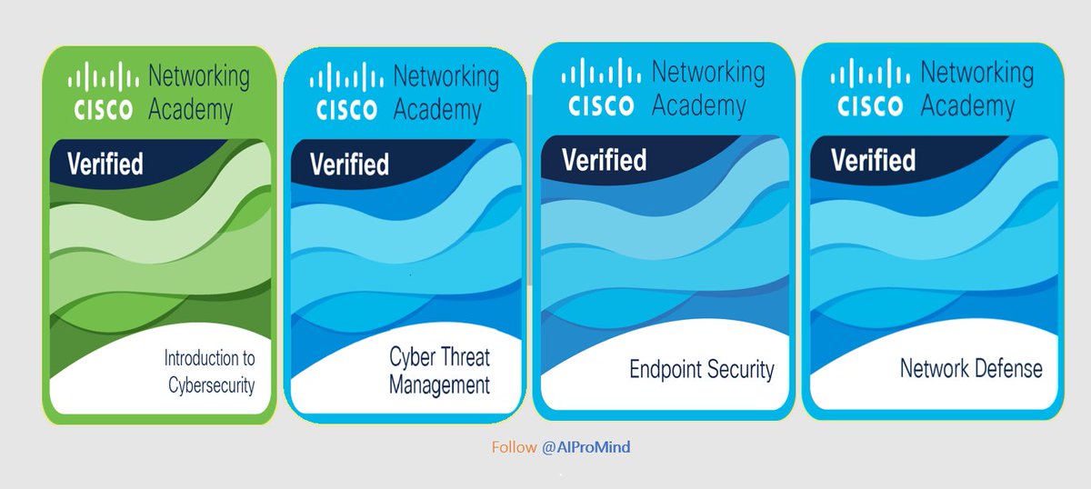 Cisco is Offering FREE Cyber Security Courses + official Badges!

No Payment, No Credit Card is Required! 

Start Your Cybersecurity Career with these in demand courses!