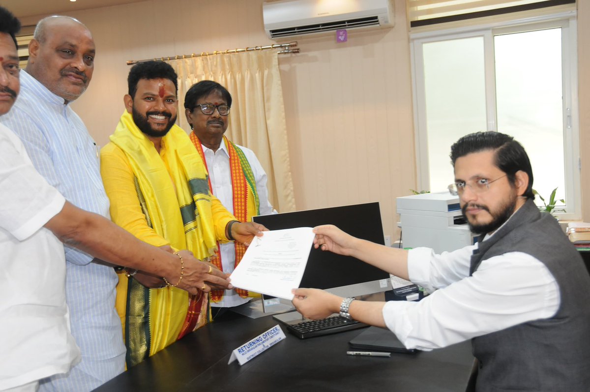 Submitted my nomination papers to District Election Officer today at District collectorate.