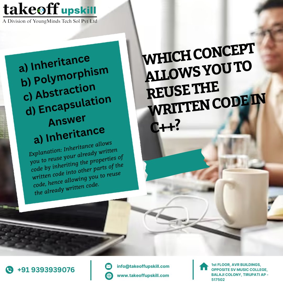 takeoffupskill's tweet image. 🔍 Delve into the world of C++ with our Q&A session! 🌟 Get answers to your burning questions,
uncover coding tips, and sharpen your programming prowess! Join the conversation now!
#C++ #ProgrammingQuestions #CodingCommunity #takeoffupskill 🖥️💬