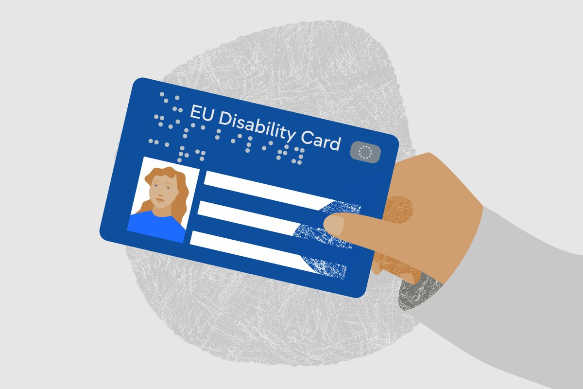 MEPs have given their final green light to the EU Disability Card and the European Parking Card for people with disabilities. The Disability Card can be issued and renewed free of charge. Read more: europa.eu/!dyVq3H