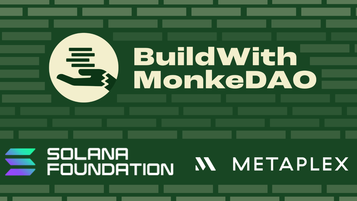 The @BuildWithMonkes Grant Program is proud to announce that we have renewed our grant funding with @SolanaFndn and have now added @metaplex as a grant partner! 🏗️☀️🦾 Our program now has $USDC and $MPLX tokens to grant to ecosystem builders and creators. 🧵👇