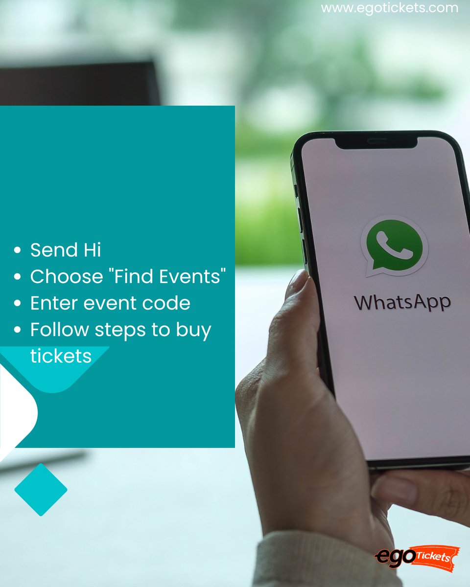 Have you tried out our latest feature yet? 🎟️💬

 We're curious! Have you given the WhatsApp Ticket Purchase feature a spin? 

Let us know your thoughts! 💭💬 
Skip the queues and book your tickets hassle-free right from your WhatsApp chat! 

#egowhatsapp #egotickets #etickets