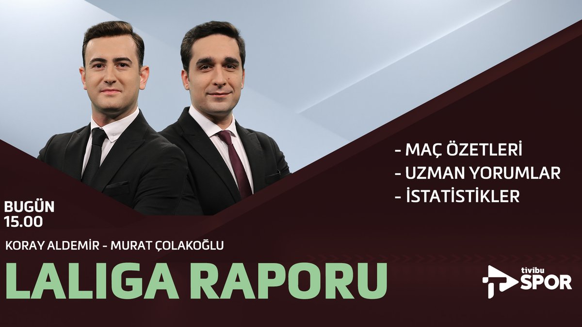 LaLiga'da geride kalan haftayı @korayaldemir_ ile @mrtcolakoglu; LaLiga Raporu'nda değerlendiriyor!