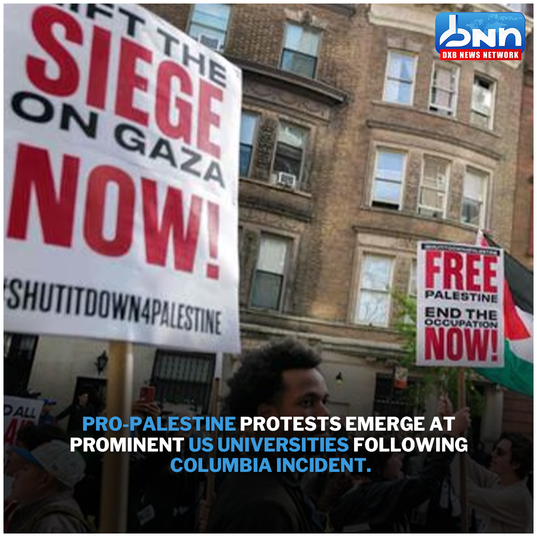 Pro-Palestine Ruptures at Other Renowned US Universities After Columbia
.
Read Full News: dxbnewsnetwork.com/pro-palestine-…
.
#PalestinianRights #EndOccupation #GlobalSolidarity #PeaceAndJustice #dxbnewsnetwork #breakingnews #headlines #trendingnews #dxbnews #dxbdnn