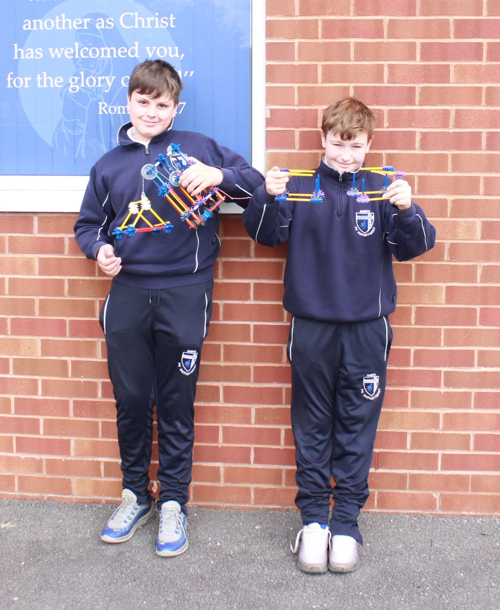 Today, some of our year 6 pupils competed in the Worcestershire STEM Challenge. Their task was to create and build their own bridge installation system. Filip and Oliver have been selected to represent St Bede’s at the Worcestershire STEM finals in June.
