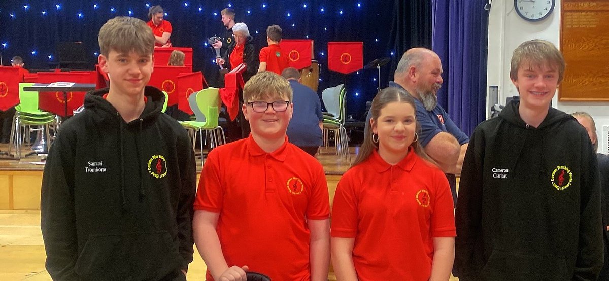 Congratulations to Samuel, Cameron, Emma and Benjamin who performed with their band 'Youth Band' last week and have now been invited to perform at Disneyland Paris!
