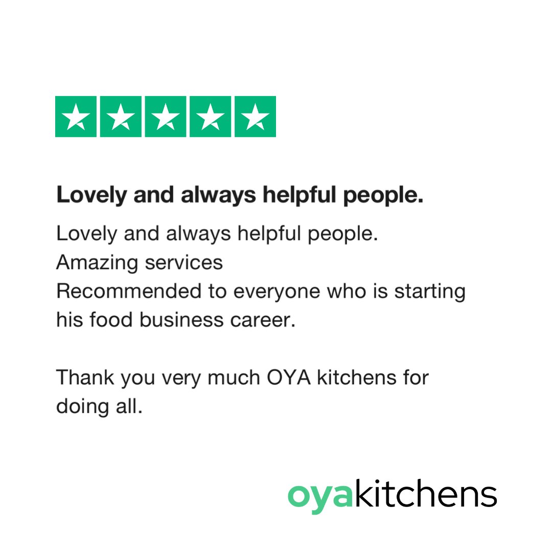 It is always great to hear how Oya's platform continues to be of value to our vendors! 💌 

#businessreview #foodindustry #kitchensforrent