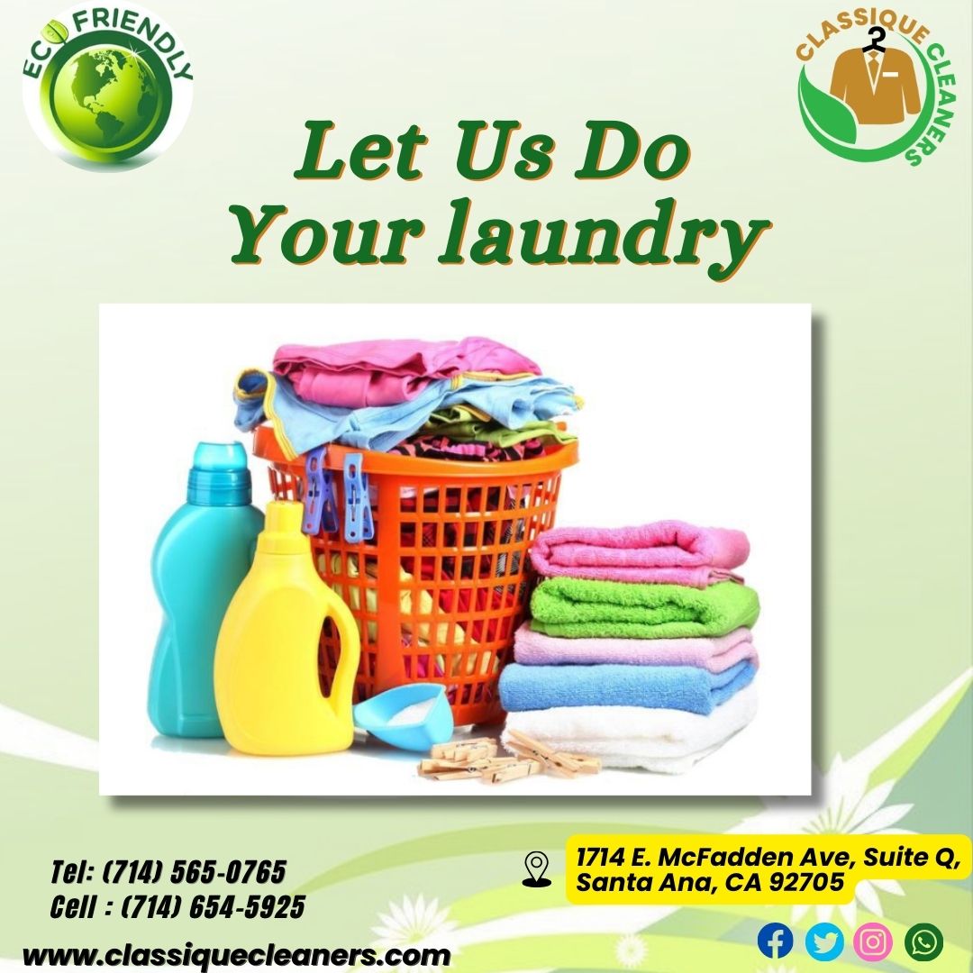 We offer professional, affordable & reliable laundry services. Get a Free Quote, Free Pick-up & Free Delivery with Classique Cleaners.
+1 (714) 565-0765 
info@classiquecleaners.com 
classiquecleaners.com
 #drycleaning  #laundryservices