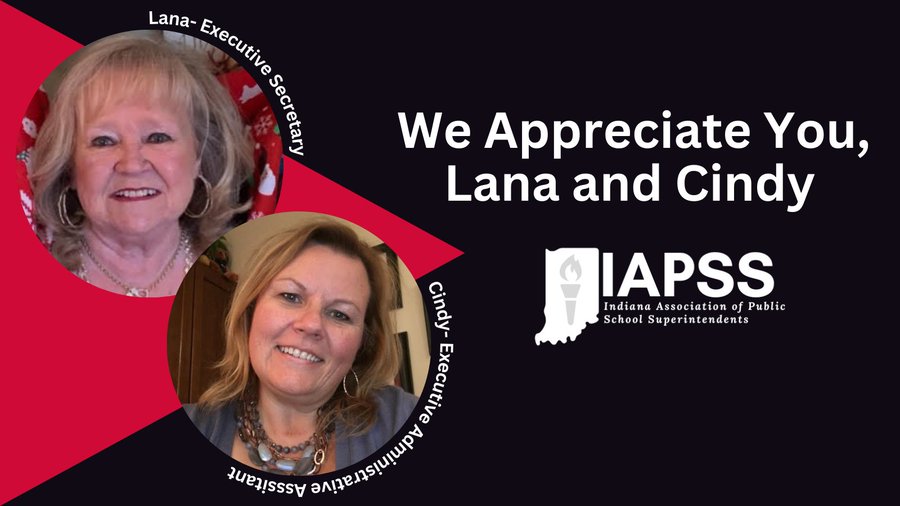Today is National Administrative Professionals Day. Thank you, Cindy Smith and Lana White, for all that you do to support IAPSS and our members! #LeadIAPSS