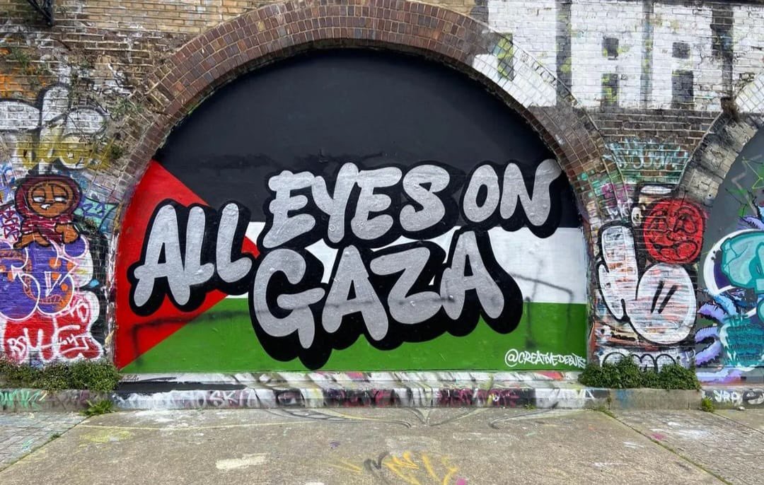 'ALL EYES ON #GAZA!'
📍#Deptford, #London.