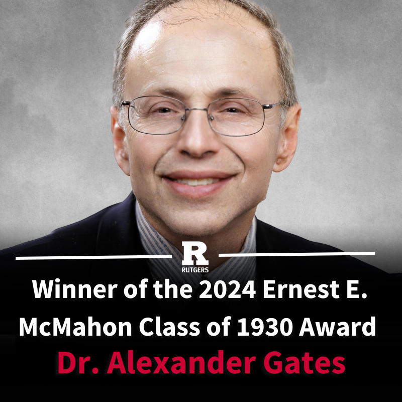 Rutgers Division of Continuing Studies (@rutgers_ce) on Twitter photo Congratulations to Alexander E. Gates, Distinguished Service Professor, <a href="/Rutgers_Newark/">Rutgers University-Newark</a>, and recipient of the <a href="/RutgersU/">Rutgers University</a> College Class of 1930 Ernest E. McMahon Award for his commitment to helping the underserved gain representation in the sciences. (lifelonglearning.rutgers.edu/news-events/ne…) Congratulations to Alexander E. Gates, Distinguished Service Professor, <a href="/Rutgers_Newark/">Rutgers University-Newark</a>, and recipient of the <a href="/RutgersU/">Rutgers University</a> College Class of 1930 Ernest E. McMahon Award for his commitment to helping the underserved gain representation in the sciences. (lifelonglearning.rutgers.edu/news-events/ne…)