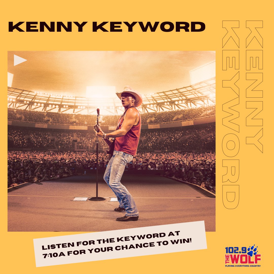 Another Kenny Keyword is comin' your way with Thunder & PT! Keep your phone close because they're calling a winner around 8a! bit.ly/4aCrnbe