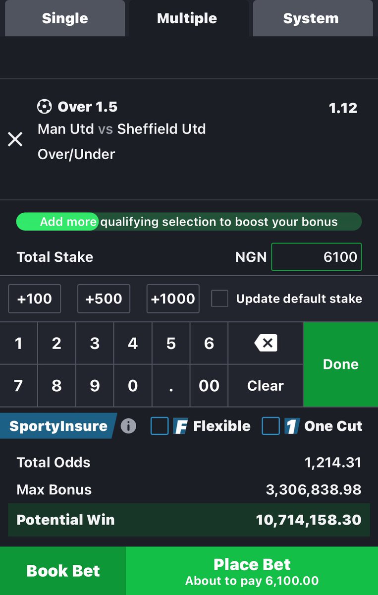 2/2 Daily 2 ODDS on SportyBet 👉🏼 1E06C4⚽️ 👉🏼 4744EF41⚽️ 20 ODDS COMBO💥 👉🏼 820E427⚽️ 1.2kODDS posted on telegram click the link below to join us and get code Don’t miss it‼️👇🏼👇🏼👇🏼 t.me/+-rBX6d4uEbI1N…