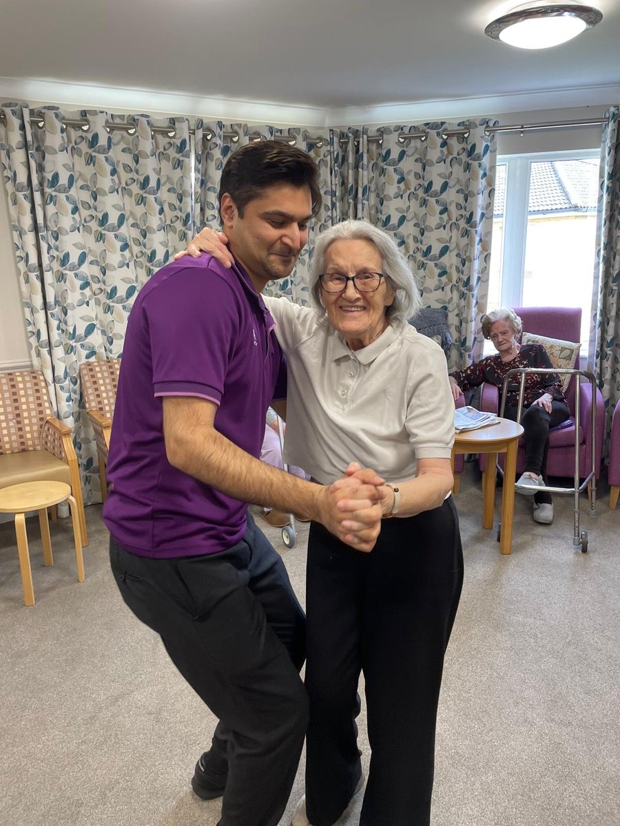 Great moves at our tea dance from Claude and Muhammad and everyone else! ⁦@AnchorLaterLife⁩ 💃