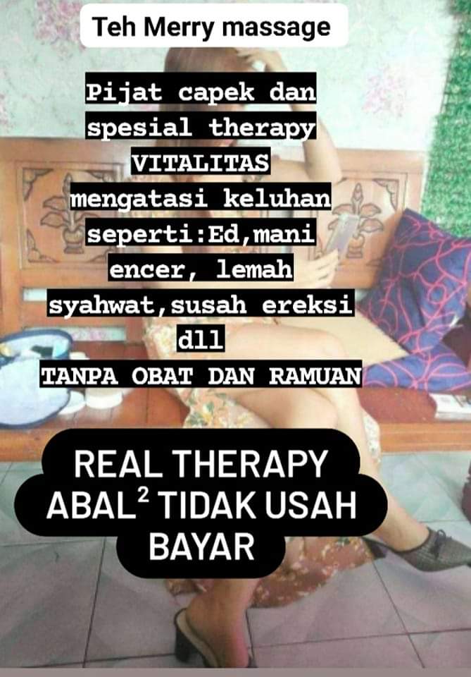 Besok start jam 8- 10 malam
Therapy
Tanpa obat & ramuan
REAL !! 
Yg pnya keluhan segera Buktikan 

DM 
#AvailJogja #AngelJogja #WPjogja #JogjaBO #jogjaincluderoom #jogjacrot #jogjamassage #jogjacodnodp #jogjanakal #Jogja #jogjabispak #jogjaincluderom #jogjapijat #pijatjogja