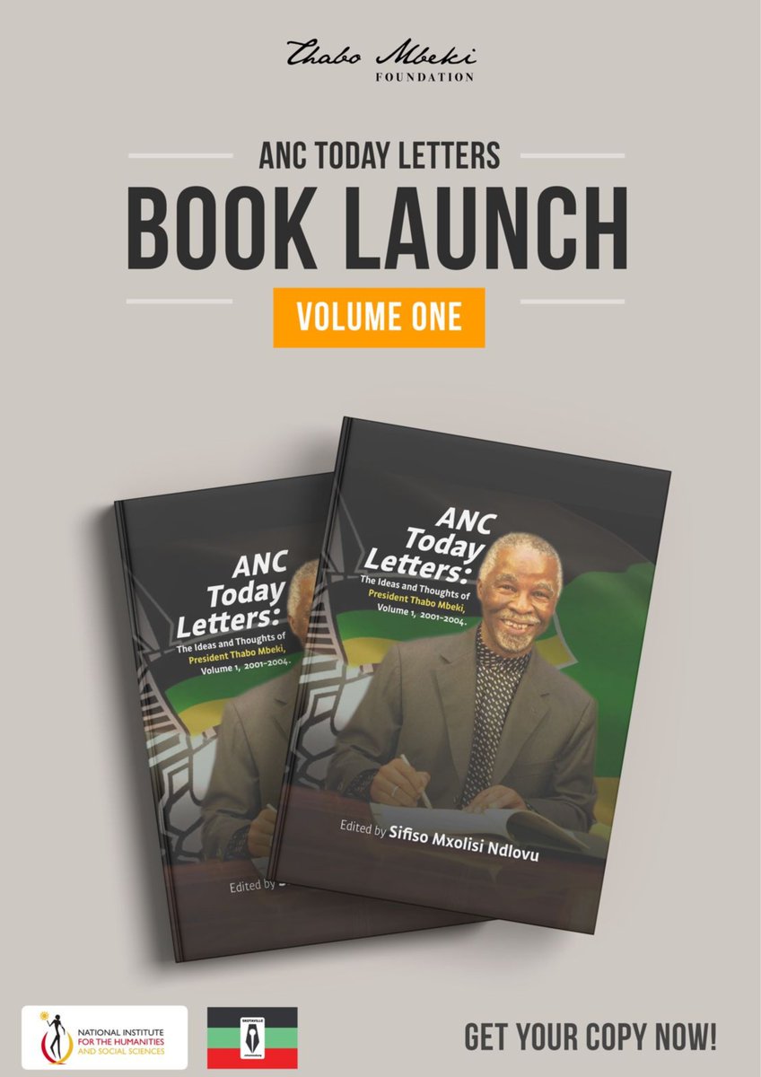 'ANC Today' Letters Book Launch Oversubscribed! Thank you all for submitting your names to our events coordinating team. A special thank you to the builders of the Thabo Mbeki Presidential Centre; we can't wait to welcome you. Books will be sold onsite at R435. Get your copy!