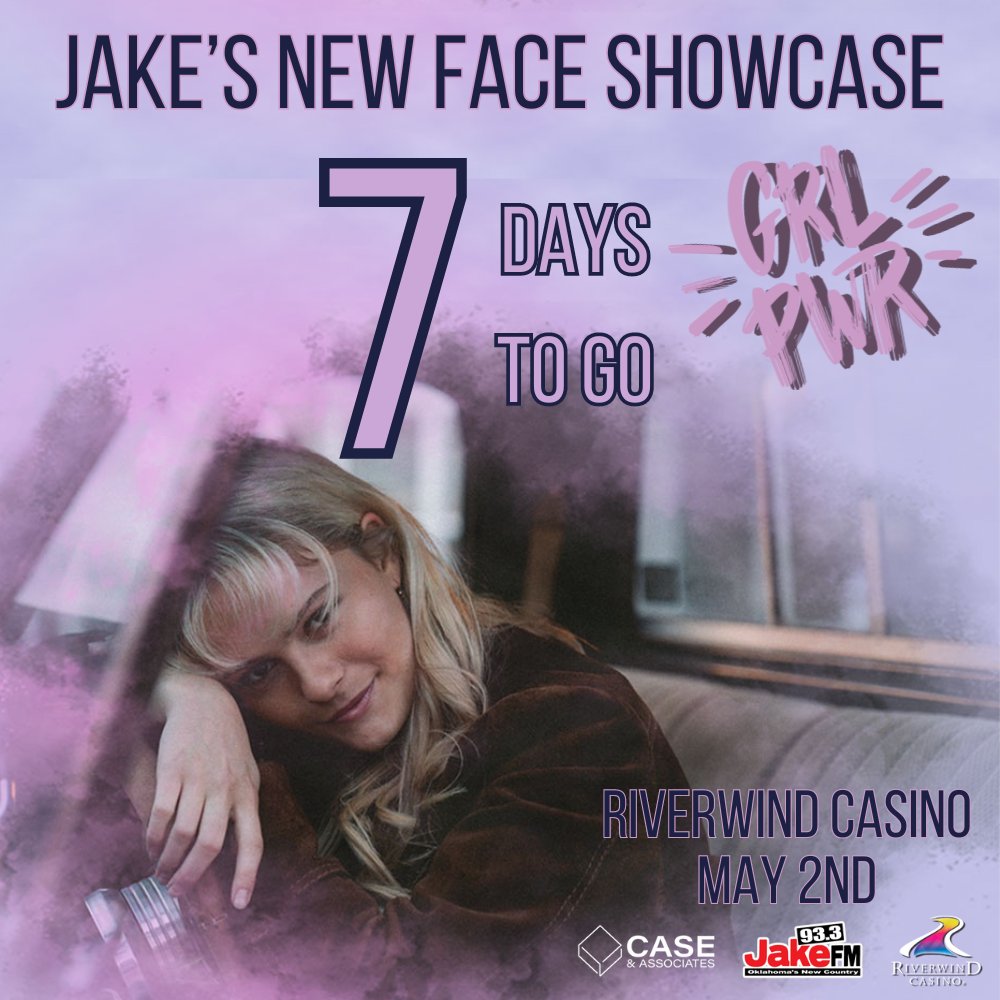 Let the countdown begin! Who's all going to my New Face Showcase <a href="/RiverwindCasino/">Riverwind Casino</a>?!

We've got a ticket drop for ya this weekend! Check our previous post to find out when and where
- Jake