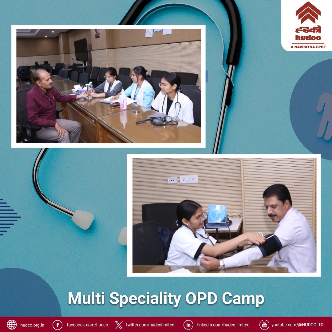 hudcolimited's tweet photo. Reflecting on a day of prioritizing wellness and health.
Our employees took charge of their well-being with a Complimentary Health Check-up session held on Wednesday, 24th April 2024, at Sammelan Kaksh, #HUDCO Bhawan, India Habitat Centre, New Delhi.
#MedicalHealthCheckUp https://t.co/IqaFQVwWIn