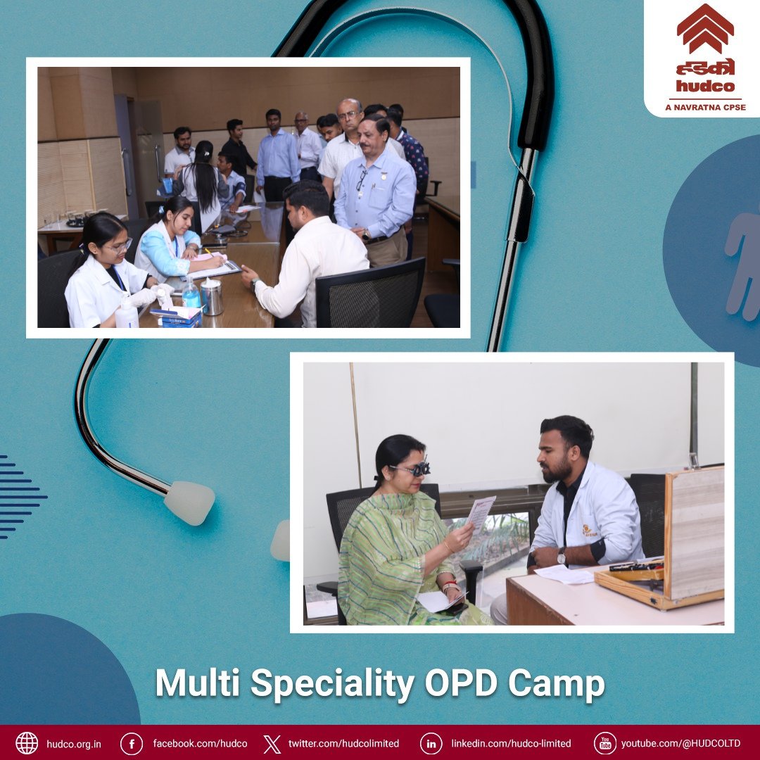 hudcolimited's tweet photo. Reflecting on a day of prioritizing wellness and health.
Our employees took charge of their well-being with a Complimentary Health Check-up session held on Wednesday, 24th April 2024, at Sammelan Kaksh, #HUDCO Bhawan, India Habitat Centre, New Delhi.
#MedicalHealthCheckUp https://t.co/IqaFQVwWIn