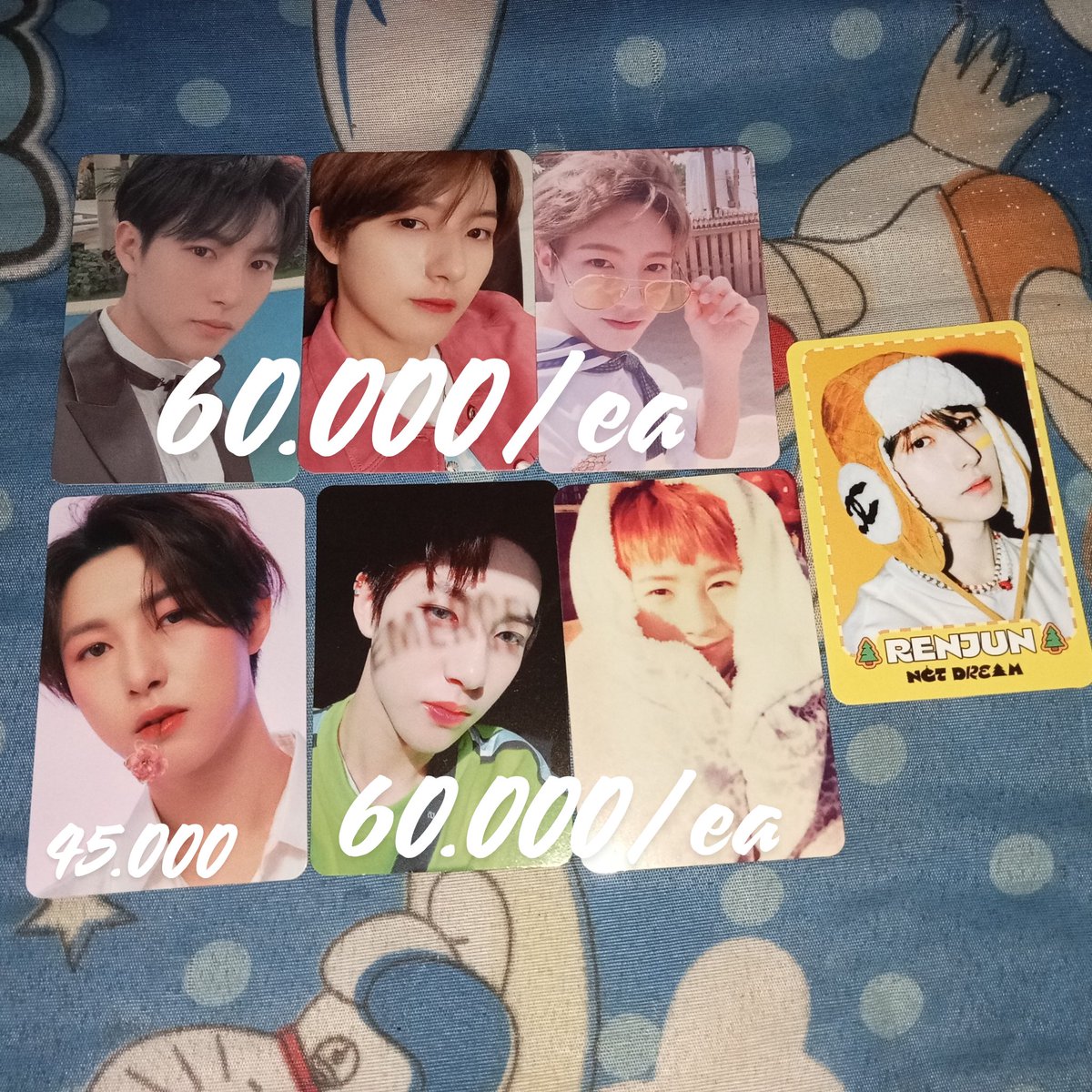 CLEARSALE AAB RENJUN NCT DREAM UNDER 70K ! 

-renjun acekit 2019
-renjun lunar pink
-renjun we young
-renjun empathy dream ( cahil ) 
-renjun mfal ( selimut ) 
-renjun candlab v4

📝not for sensitive buyer, buyer yang wasting time + hnr ! 
📝 harga inc pack, (-) adm oren 5%