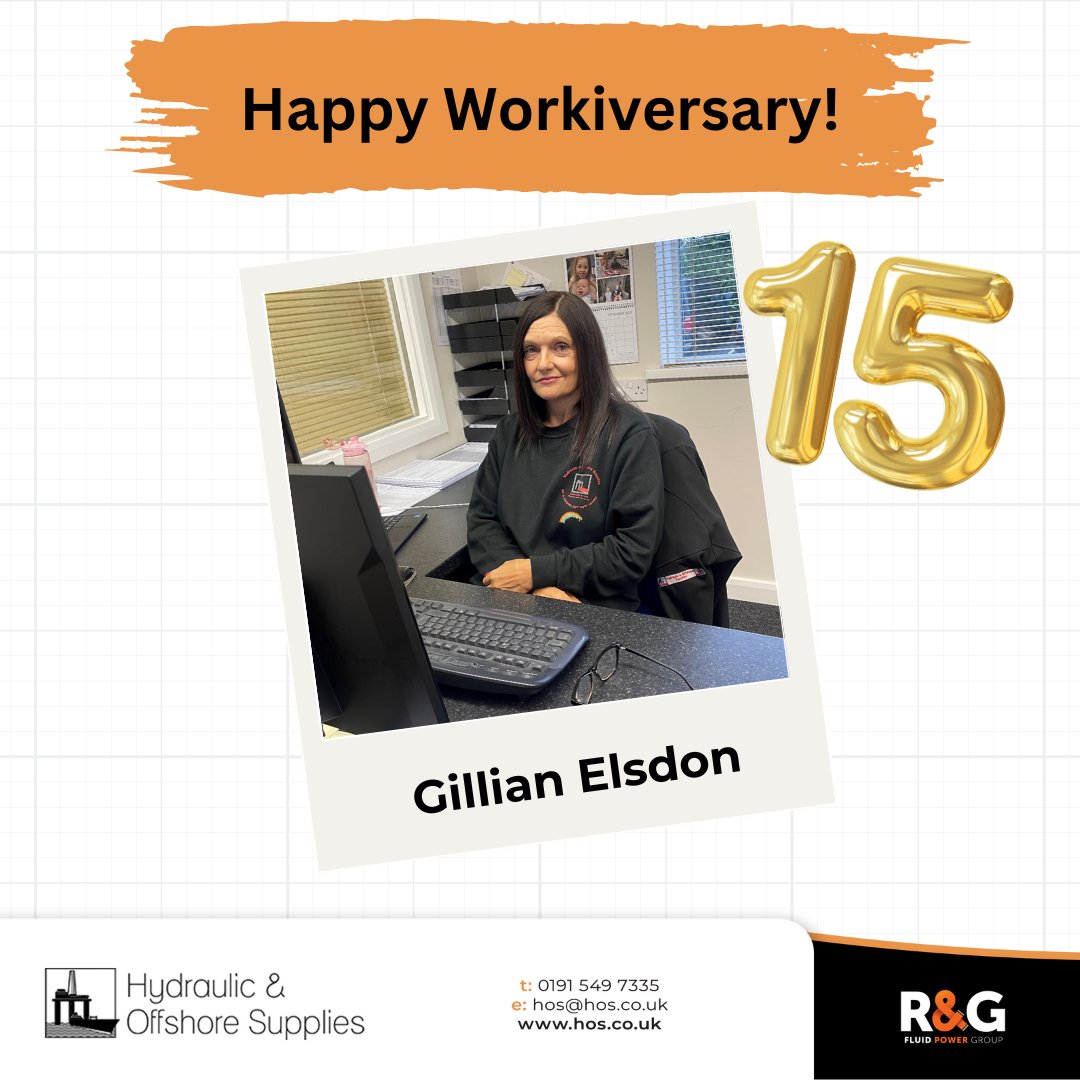 We’re starting the month on a high with a great workiversary for our Accounts Assistant, Gillian Elsdon. 🙌 Gillian has been with the company since 2009 so has seen a lot of changes in her time with us. Happy 15-year anniversary and enjoy your early finish! 🤗