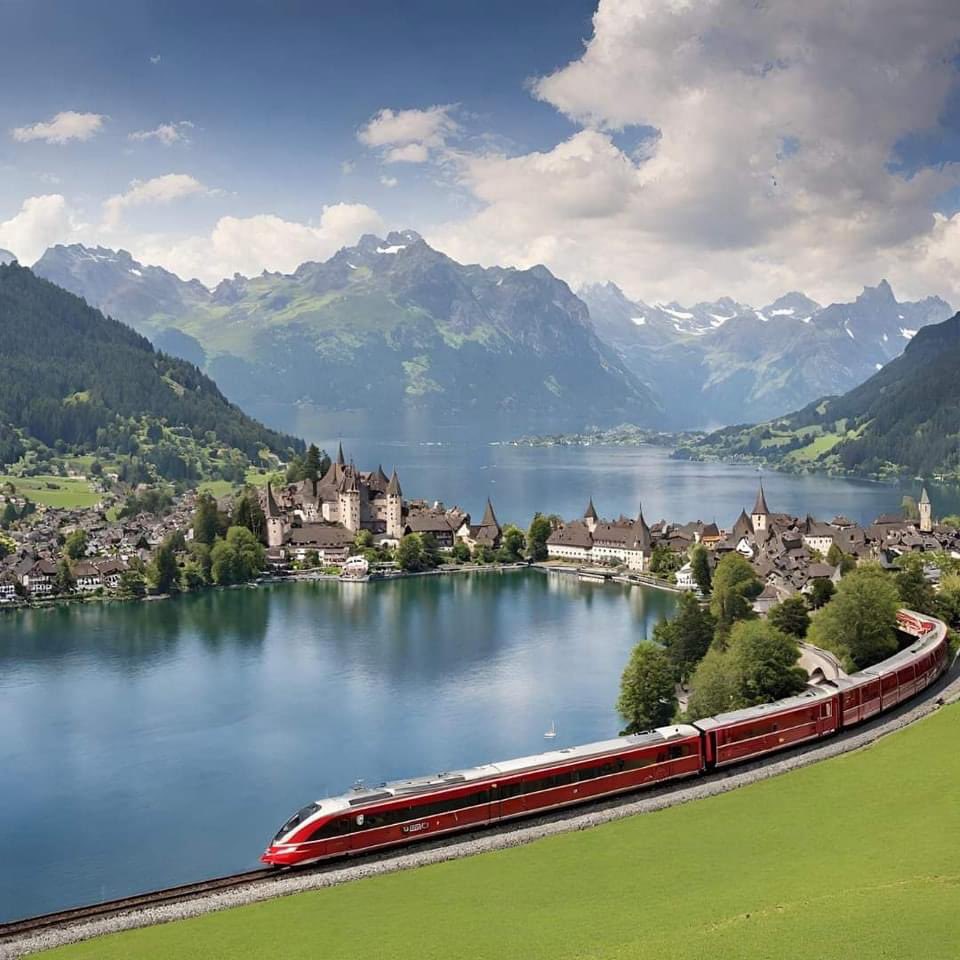 Quelle vue magique la Suisse 🇨🇭🥰