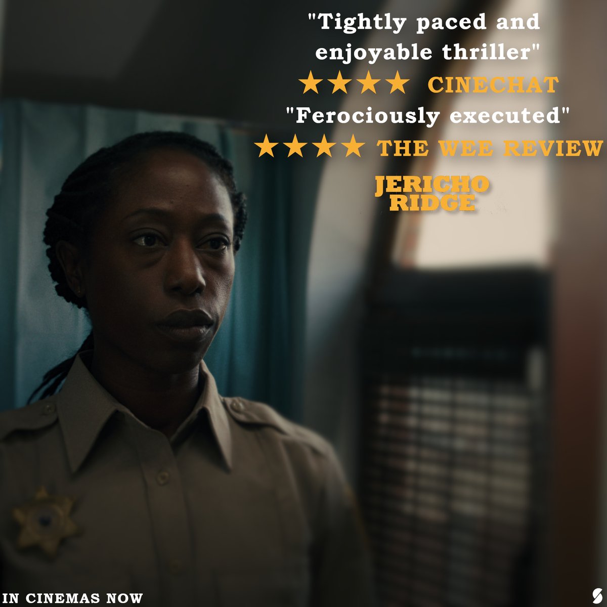 Jericho Ridge lands in UK cinemas today! Tense survival thriller led by the BAFTA-nominated Nikki Amuka-Bird, also starring Zack Morris, Chris Reilly & Solly McLeod @tmp_digital #indiefilm #thriller #action