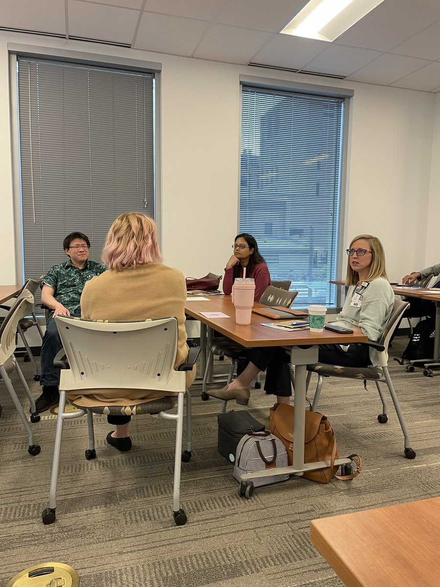 abbyWUim's tweet photo. @WashUAcadEd @WUSTLCTL 🥳🩺🥼📚Outstanding 🧠 @WashUAcadEd session on #ManagingChallengingClassroom conversations w @WUSTLCTL professor Dr. #RickMoore! Great kick off to our @WUSTLmed #MedEd #TeachingExcellenceSeries! Join us for our next 4 sessions!! Link above! https://t.co/0TFA5hfM5A