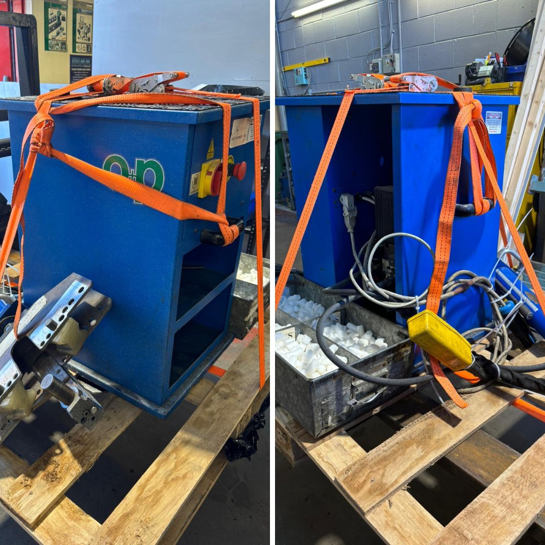 Think it’s all just hose and fittings here at HOS? Our latest order for a UK based client was a #hydraulic tube bender, all ready to be packed and shipped off earlier this week, ready to install a 316 stainless steel metric tube package.👏 #HydraulicTubeBender #PipeBender