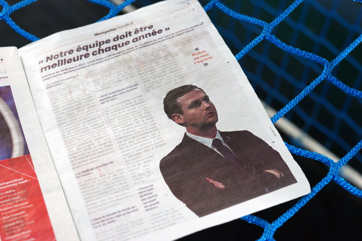 🗞🔵⚪ Retrouvez dans @Midilibre un supplément de 8 pages dédié au MHB : hommage à la carrière de Patrice Canayer, présentation des actionnaires et du futur staff, projet du club avec l'interview du Président @JulienDeljarry... En kiosque aujourd'hui !