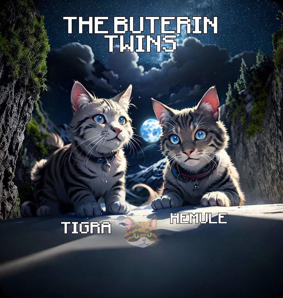 @JoeParys For sure a Meme like $Tigra or $Hemule both are the dynamic Duo of #VitalikButerin two Cats😻😻❣️❣️