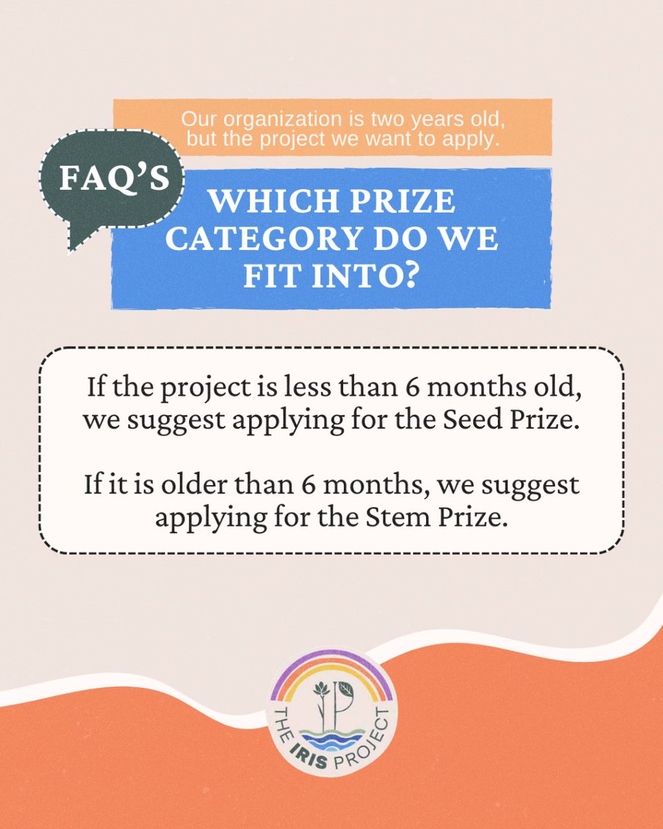 theiris_project's tweet photo. Here are your application questions answered ✅

We’re searching for locally-led, creative, and game-changing projects and ideas that embody the principle of protecting and restoring nature, led by passionate young people.

APPLY NOW 👉 https://t.co/i0JufvOcfX https://t.co/fIqaITOpy3