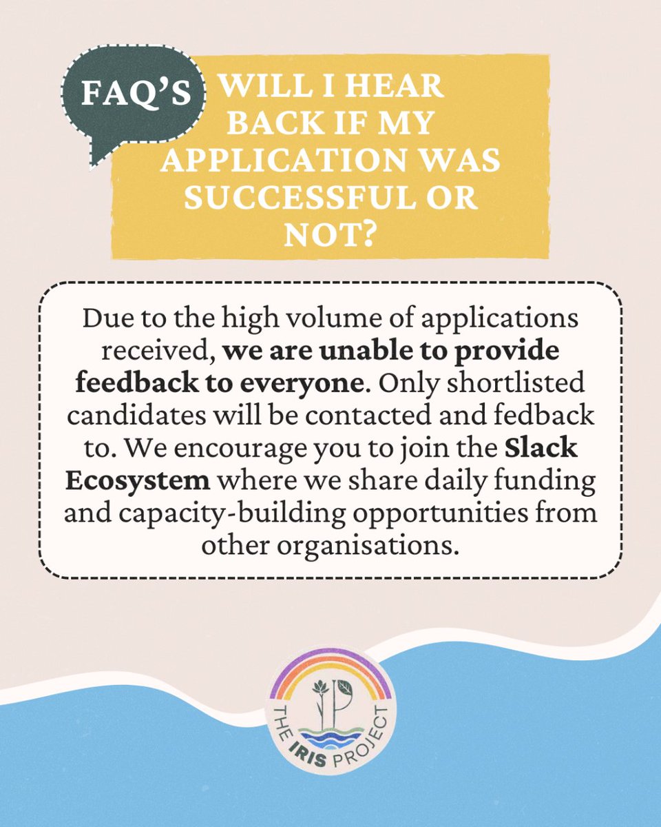 theiris_project's tweet photo. Here are your application questions answered ✅

We’re searching for locally-led, creative, and game-changing projects and ideas that embody the principle of protecting and restoring nature, led by passionate young people.

APPLY NOW 👉 https://t.co/i0JufvOcfX https://t.co/fIqaITOpy3