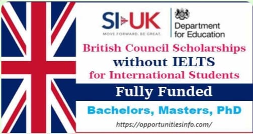 British Council Scholarship in UK without IELTS 2024-25 | Study in United Kingdom

Apply Now: opportunitiesinfo.com/british-counci…

#opportunitiesinfo #scholarships2024 #scholarships2025 #studyineurope #uk #fullyfundedscholaships #scholarshipswithoutielts #ukuniversities #studyabroad #