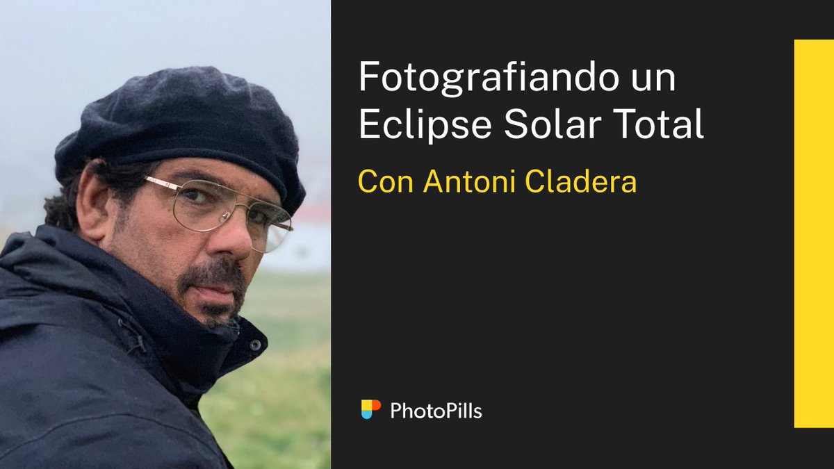 Mañana, jueves 25 de abril a las 18h, hora de Madrid, España, uníos en DIRECTO al fantástico Antoni Cladera en una completa clase sobre Cómo Fotografiar un Eclipse Solar Total 🤓: 👉youtube.com/live/TGzi6MROK…