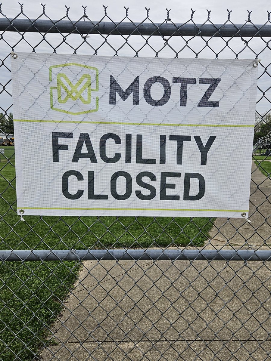 It's about to get busy behind the high school. Motz is on-site today to begin working on the turf for the soccer stadium.